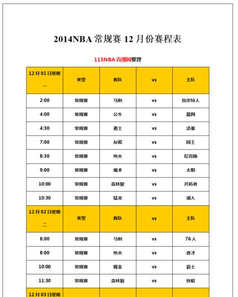 nba赛程安排有什么规律 (图2)