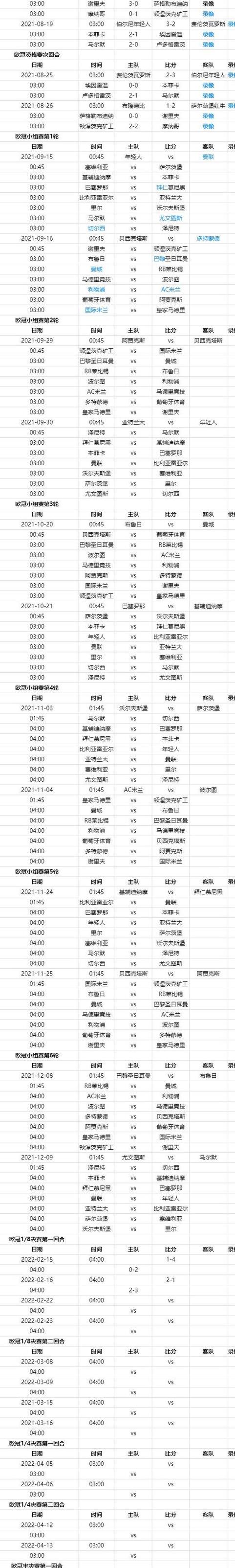 法甲赛程表时间,2023年大巴黎最新比赛赛程表 (图2)