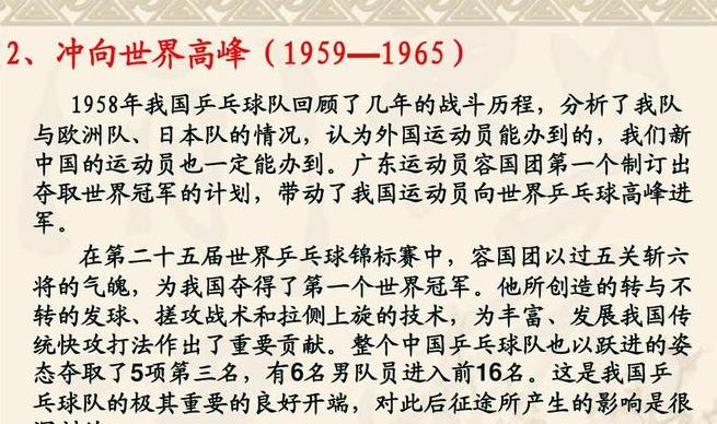 中国乒乓球发展史简述500字 (图2)