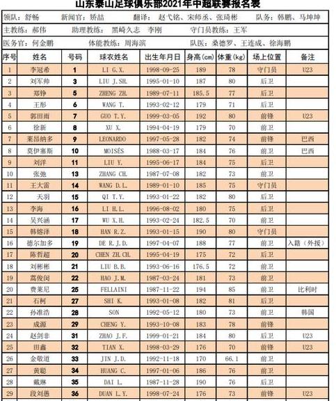 2020中超16支球队名称 (图3)