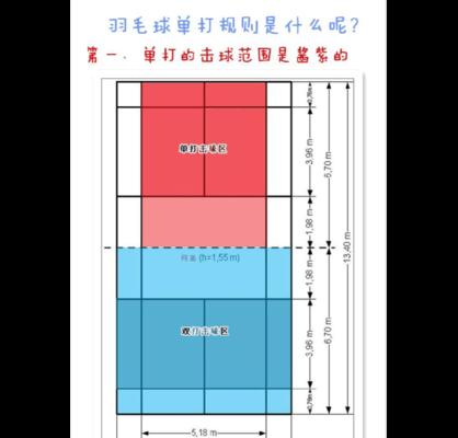 羽毛球单打发球规则与比赛规则 (图3)