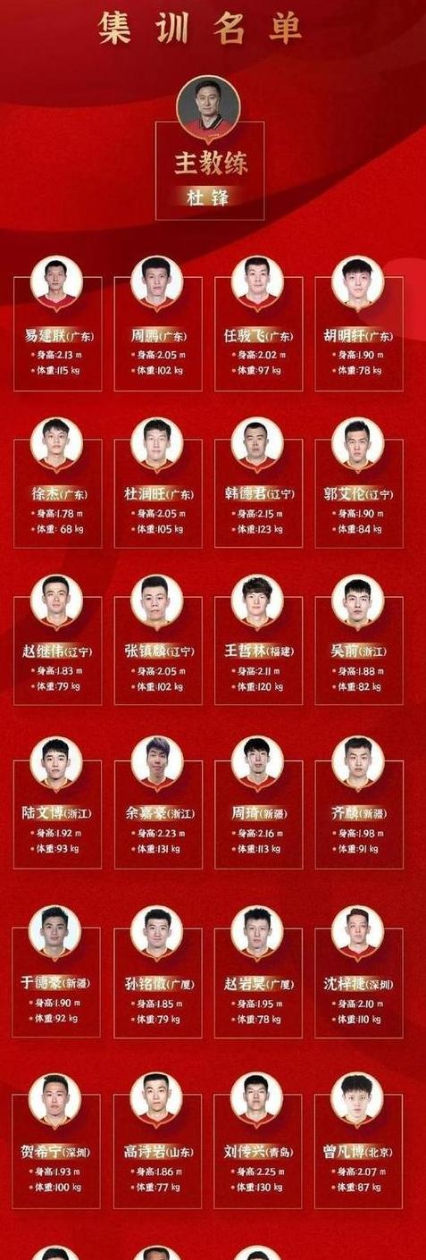 中国男篮最新名单12人 (图3)