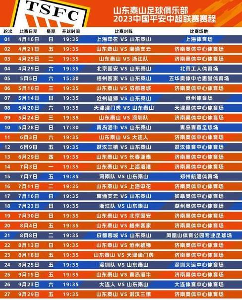 2023中超比赛赛程,最新中超联赛赛事结果 (图1)
