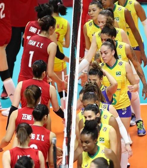 中国女排对巴西,昨晚女排对巴西谁赢了 (图2)
