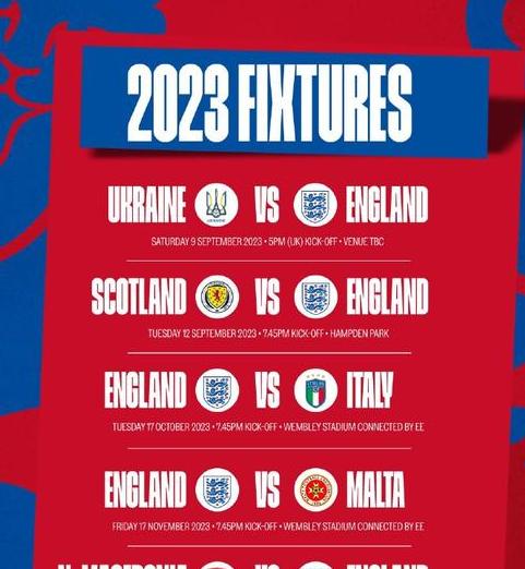 英格兰欧洲杯,2024欧洲杯全部赛程 (图3)