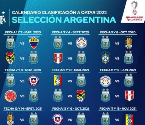 阿根廷赛程,2023南美洲预选赛赛程表 (图2)