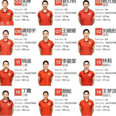 中国女排运动员名单前10人现役和退役 (图2)
